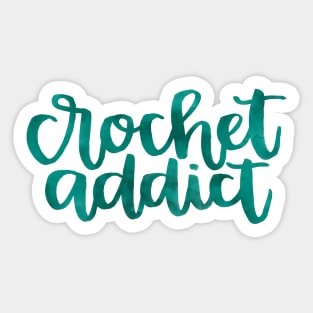 Crochet Addict Sticker